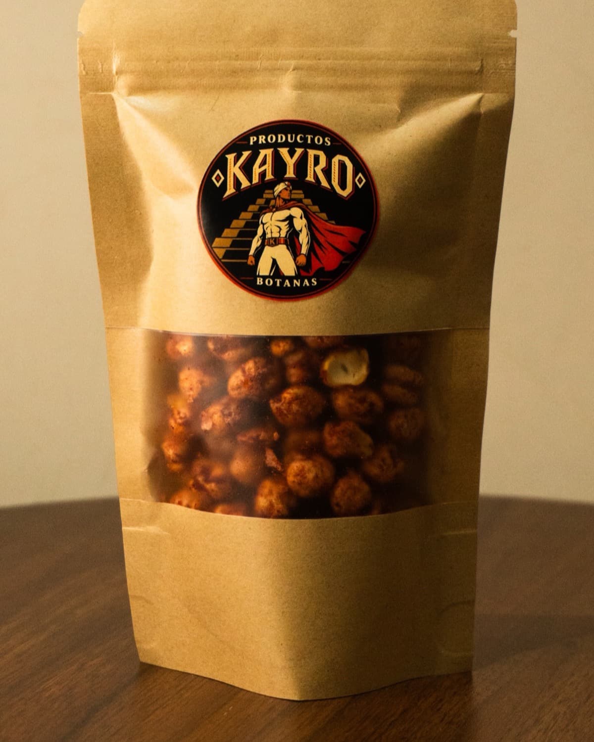 Garbanzo enchilado de Productos Kairo, en su bolsa de presentación